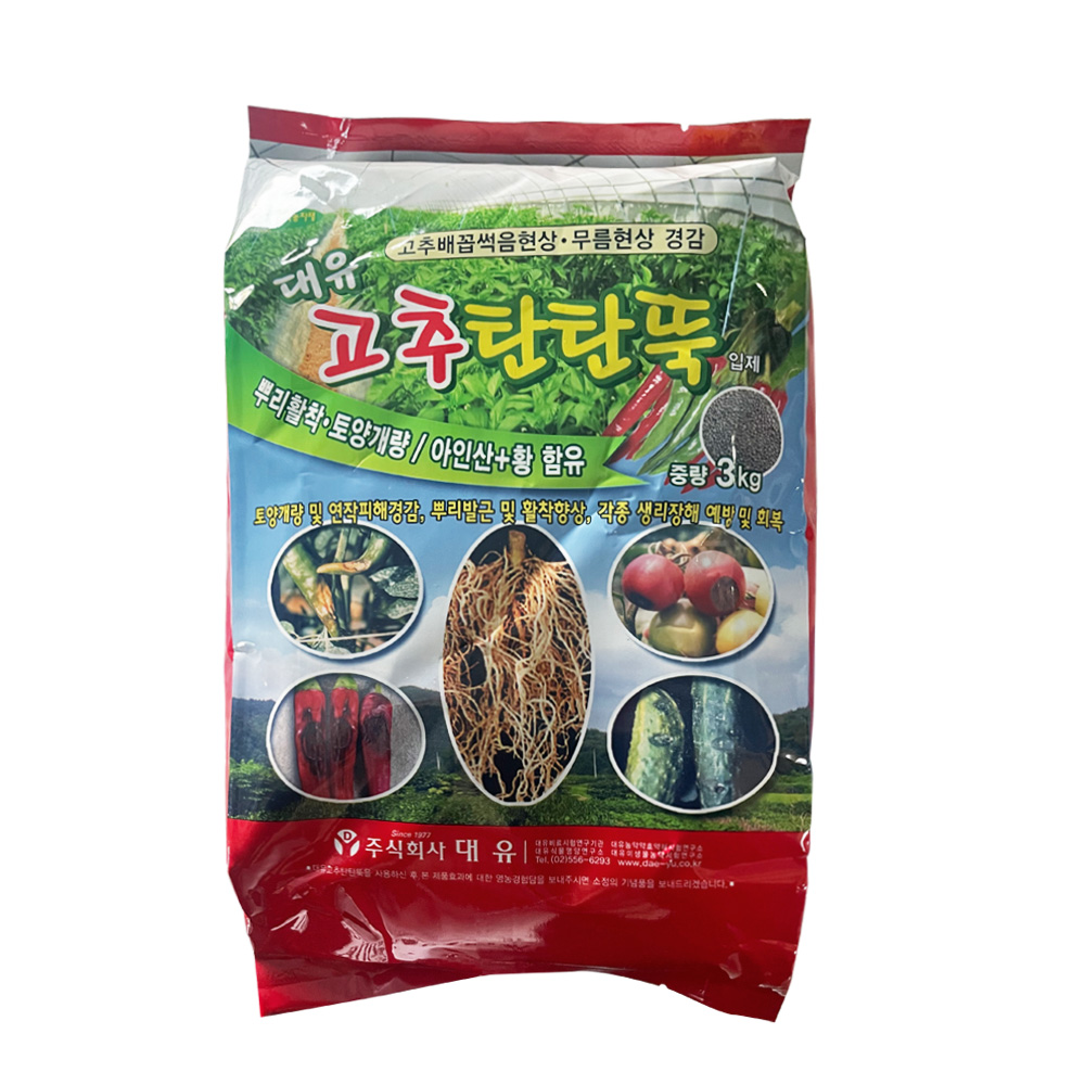 대유 고추탄탄뚝 1kg 고추 개량 뿌리발달 수량증대 - 상세 이미지 2