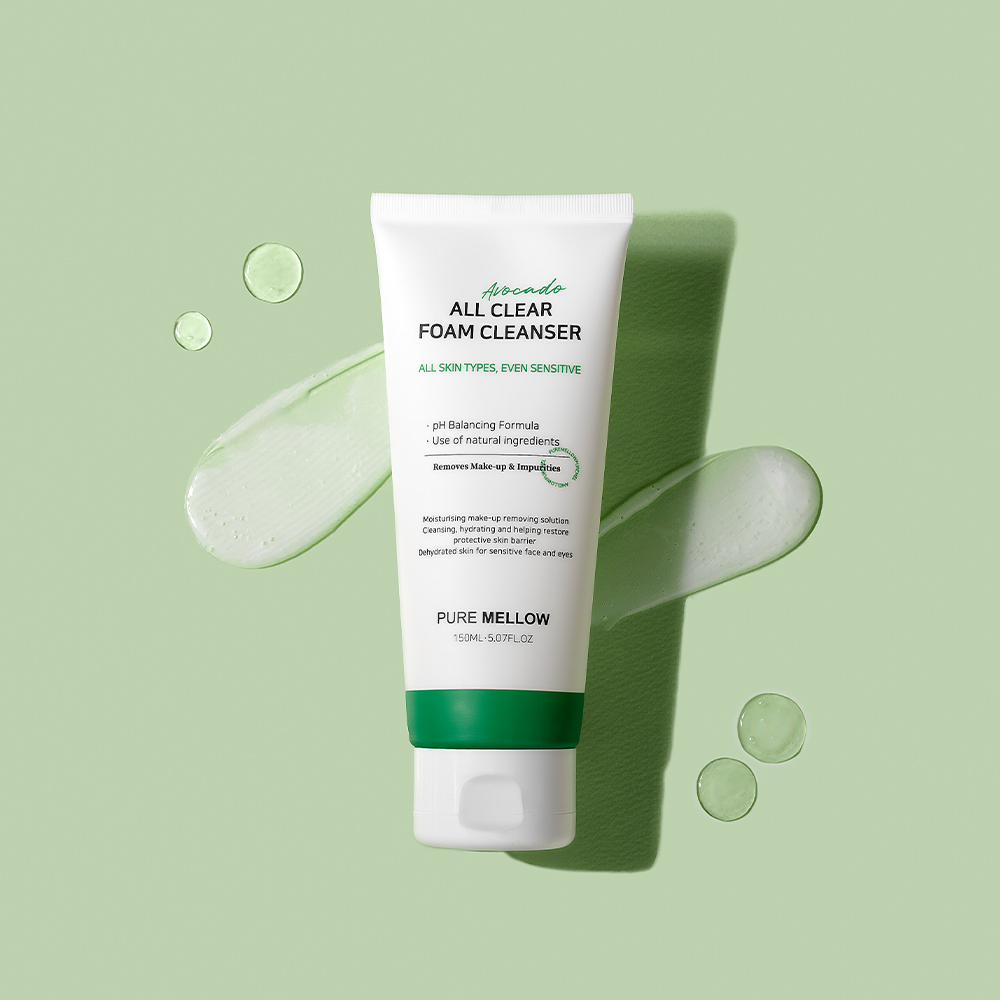 퓨어멜로우 아보카도 약산성 올 클리어 수딩 딥 폼 클렌저 150ml 여드름성 청소년용 - 상세 이미지 2