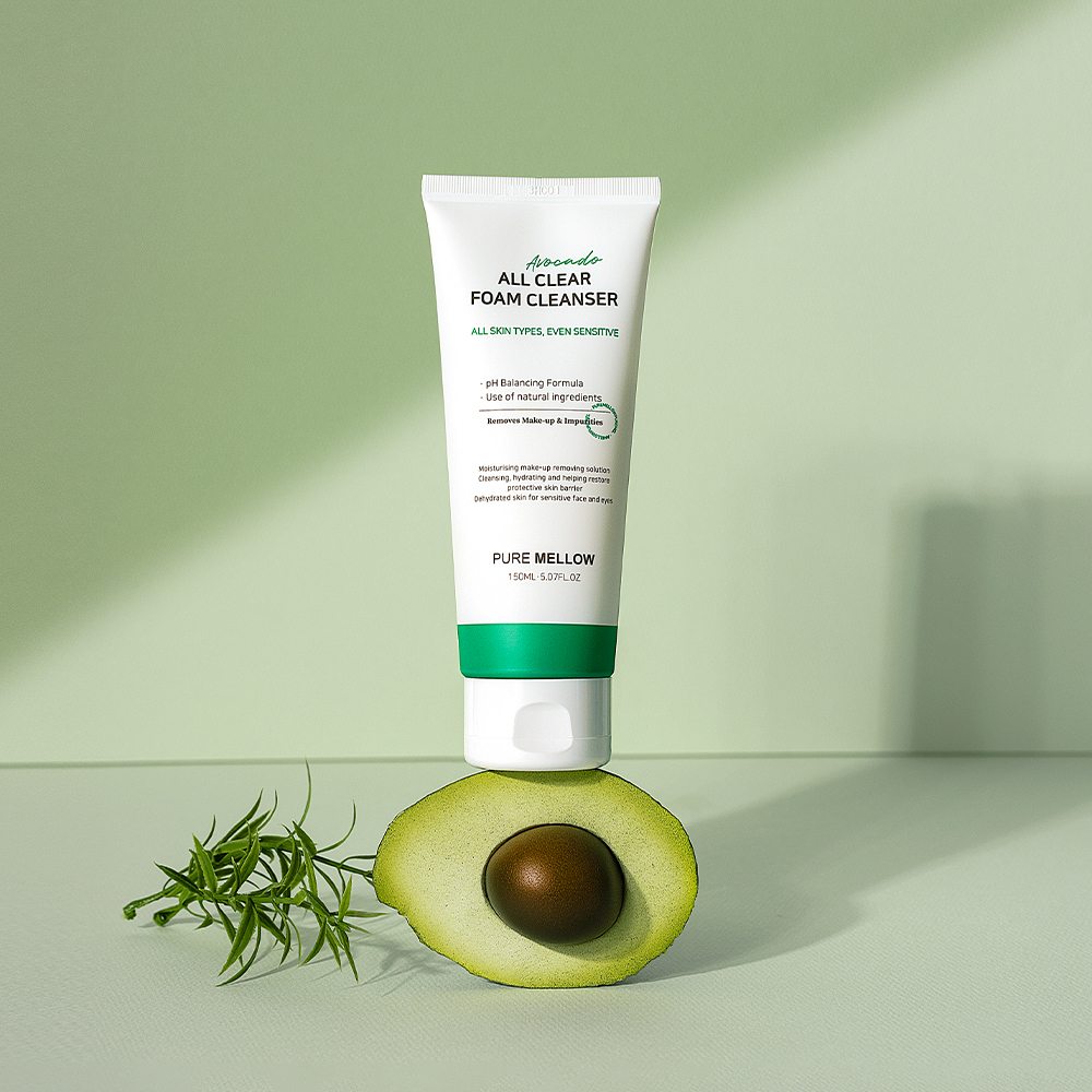 퓨어멜로우 아보카도 약산성 올 클리어 수딩 딥 폼 클렌저 150ml 여드름성 청소년용 - 상세 이미지 3