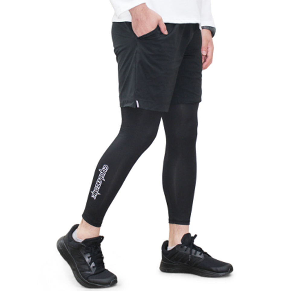 M-2XL 남자 다리 토시 남성 쿨 자전거 종아리 여름 발 골프 등산 빅사이즈 자외선차단 - 상품 이미지
