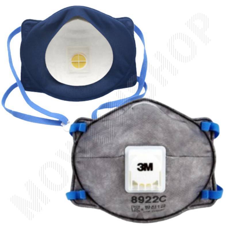 3m8922 공사장 마스크 방진용 현장 분진 용접용 1급 10p - 상품 이미지