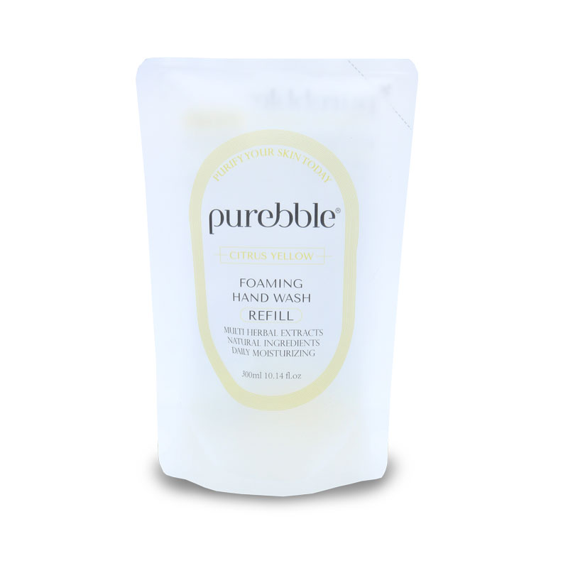 퓨어블 포밍 핸드워시 손세정제 리필파우치 옐로우 300ml 3개 - 상세 이미지 4