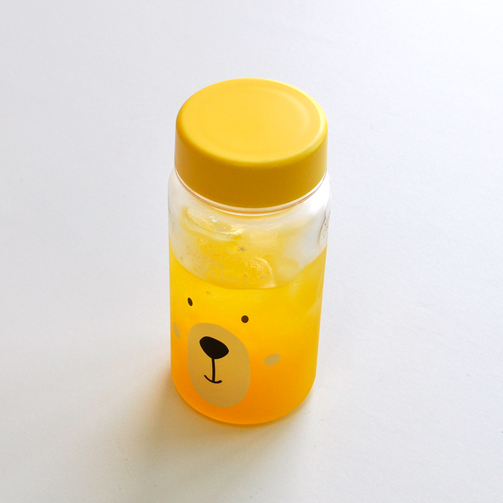 베어 물병 350ml 유아 아동 키즈 곰 캐릭터 나들이 소풍 트라이탄물통 어린이집 준비물 이미지 6
