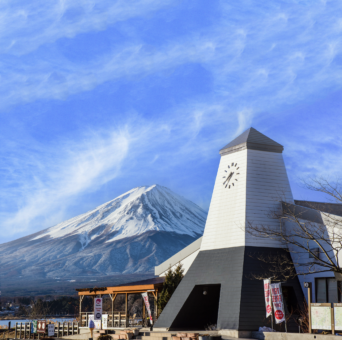 도쿄 후지산 포토스팟 가와구치코 오이시&센겐 공원&오시노 핫카이&로손 편의점 1일 버스투어