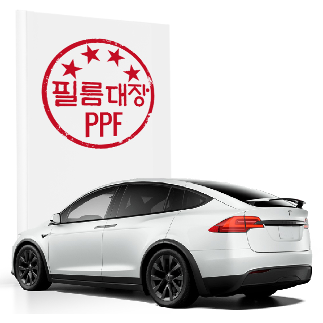 필름대장 2023 테슬라 모델X FL PPF필름 테일램프 - 상품 이미지