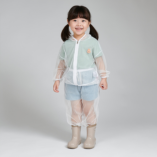 아띠래빗 유아 모기장옷 상하의 세트 아기 모기방지 벌레퇴치 S - 상세 이미지 4