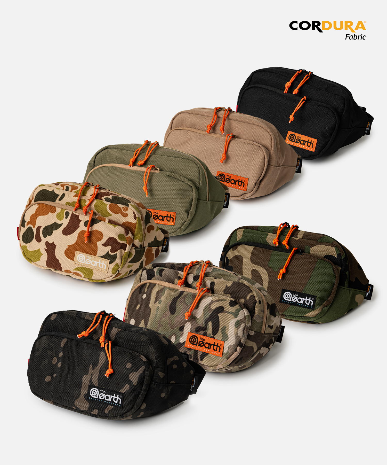 디얼스 웨이스트백 CORDURA Waist Bag 힙색 페니백 미니크로스백 MULTICAM - 상세 이미지 2