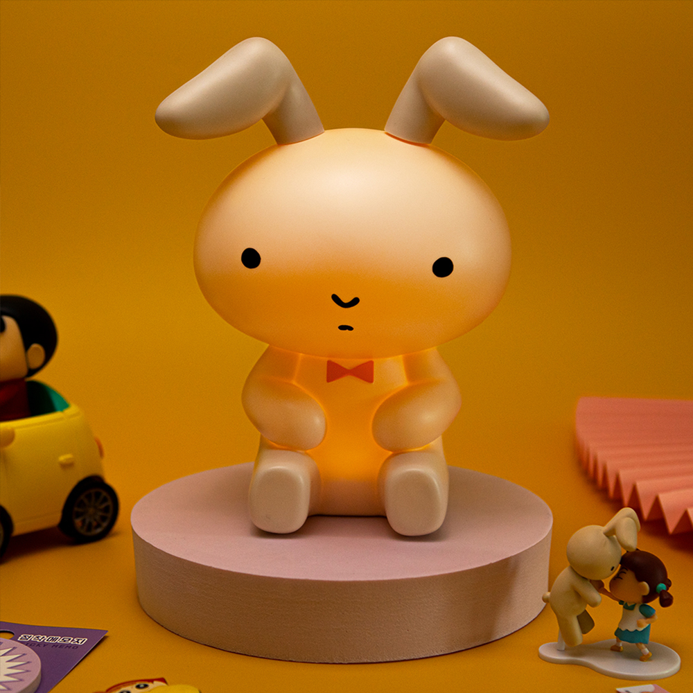 레토 짱구 유리토끼 무드등 LED 소품 인테리어조명 이미지 3