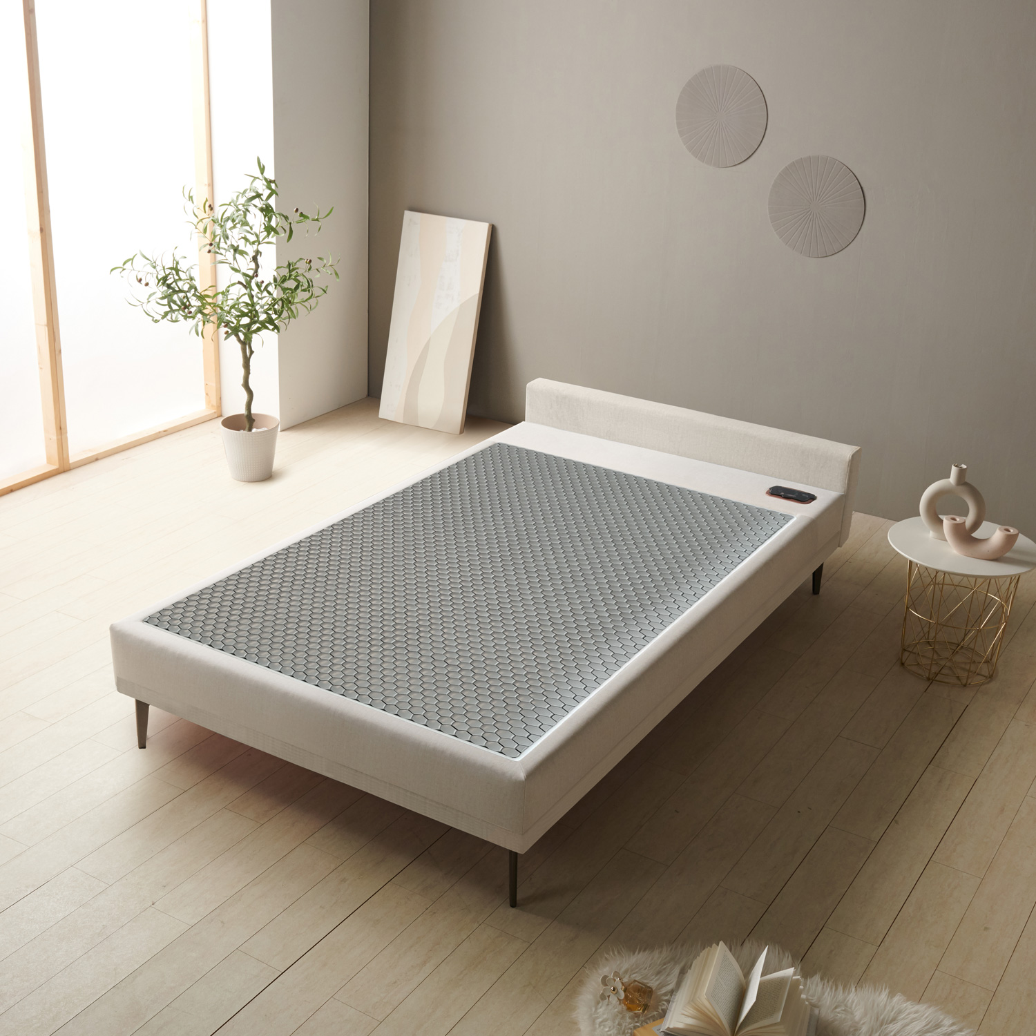 가보건강침대 황토 밀양흙침대 세라믹볼 세라믹스 돌침대 슈퍼싱글 패브릭 SS라니SE 이미지 6