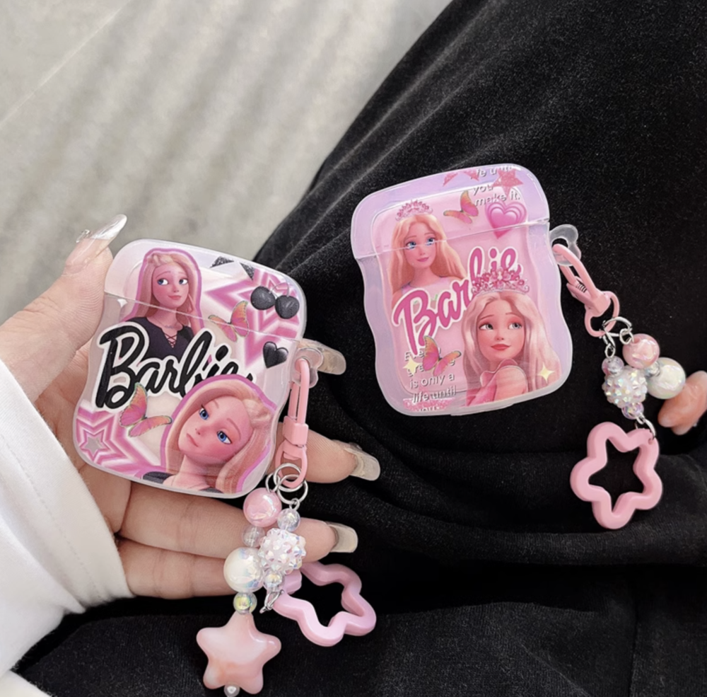 자영이꺼 에어팟 프로 2세대 케이스 슈퍼스타 러블리 바비 인형 공주 에어팟 케이스 이미지 4