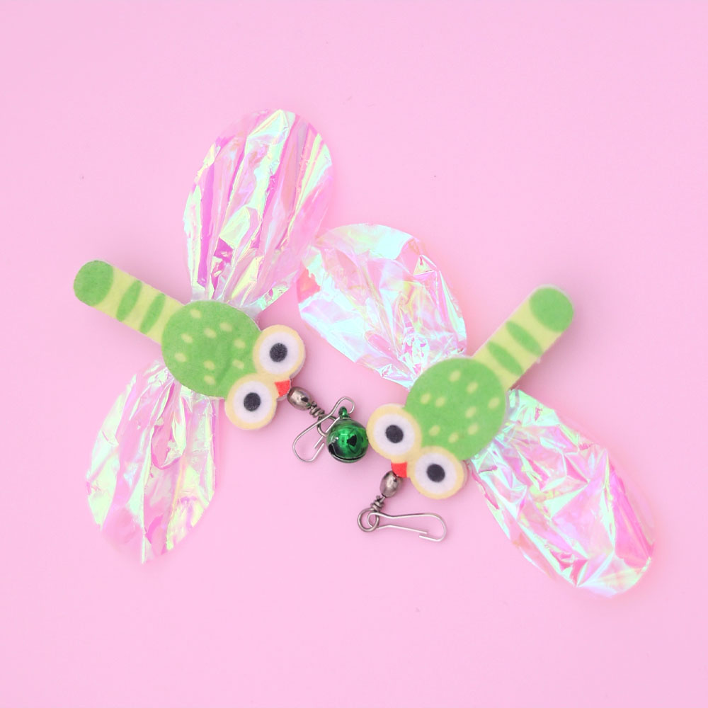 랩캣 고양이 카샤 바스락 잠자리 낚시대 리필 이미지 4