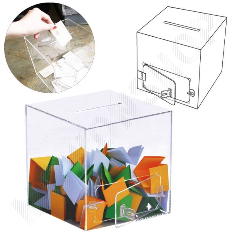 추첨통 경품함 경품 추첨함 뽑기함 추첨박스 25cm - 상품 이미지