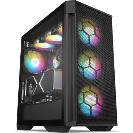 브라보텍 BRAVOTEC GUARDIAN 3100M V2 타이탄 글래스 컴퓨터 PC 케이스 (블랙)