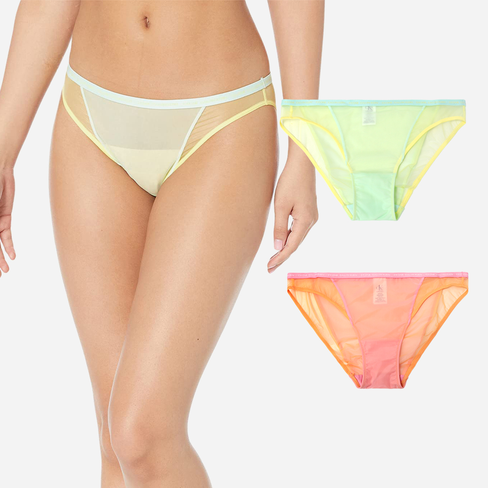 CK 캘빈클라인 여자 매쉬 삼각 팬티 끈팬티