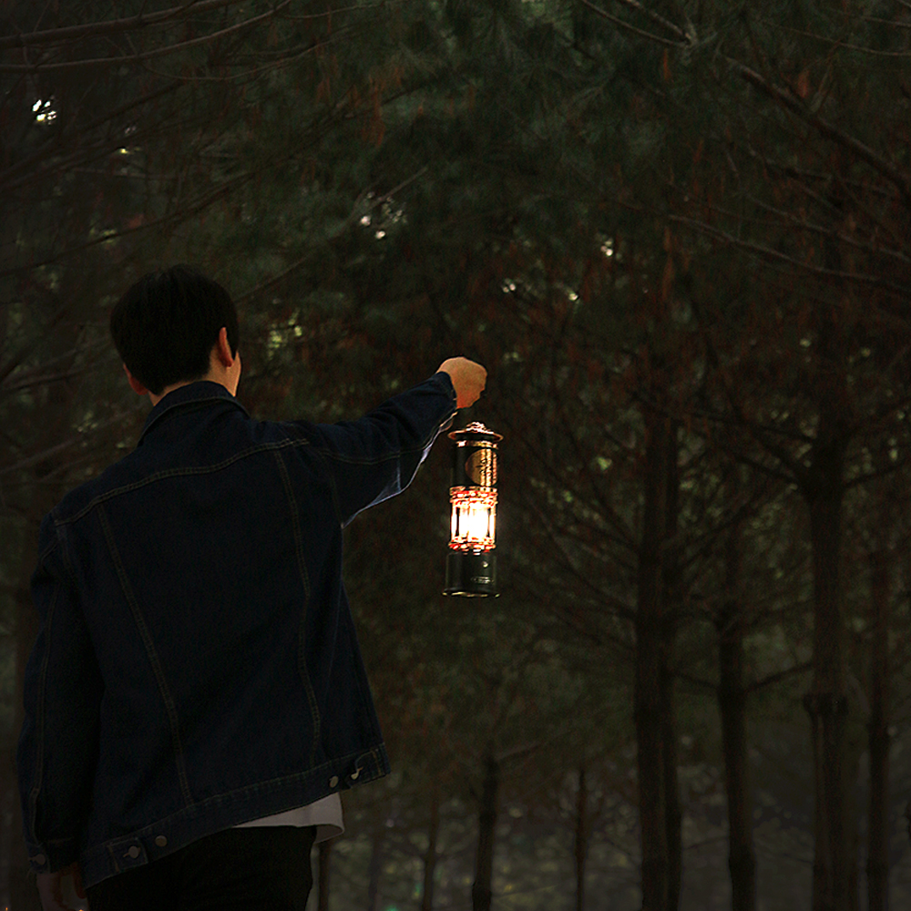 레토 캠핑랜턴 감성 황동 LED 광부랜턴 캠핑조명 LPL-MW11