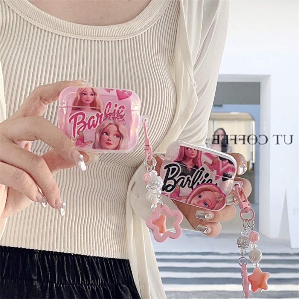 자영이꺼 에어팟 프로 2세대 케이스 슈퍼스타 러블리 바비 인형 공주 에어팟 케이스 이미지 3