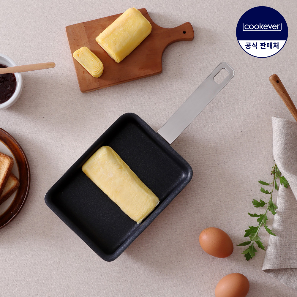 쿡에버 통3중 미니 계란말이팬 / 스텐 사각팬