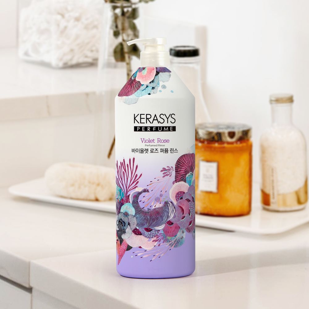 애경 케라시스 퍼퓸 바이올렛 로즈 플로랄향 헤어 린스 1L