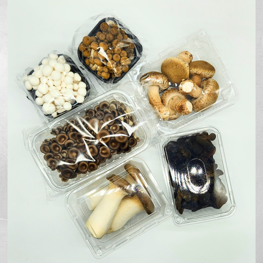 국산 무농약 친환경 버섯꾸러미 1.2KG 모듬버섯세트 - 상품 이미지