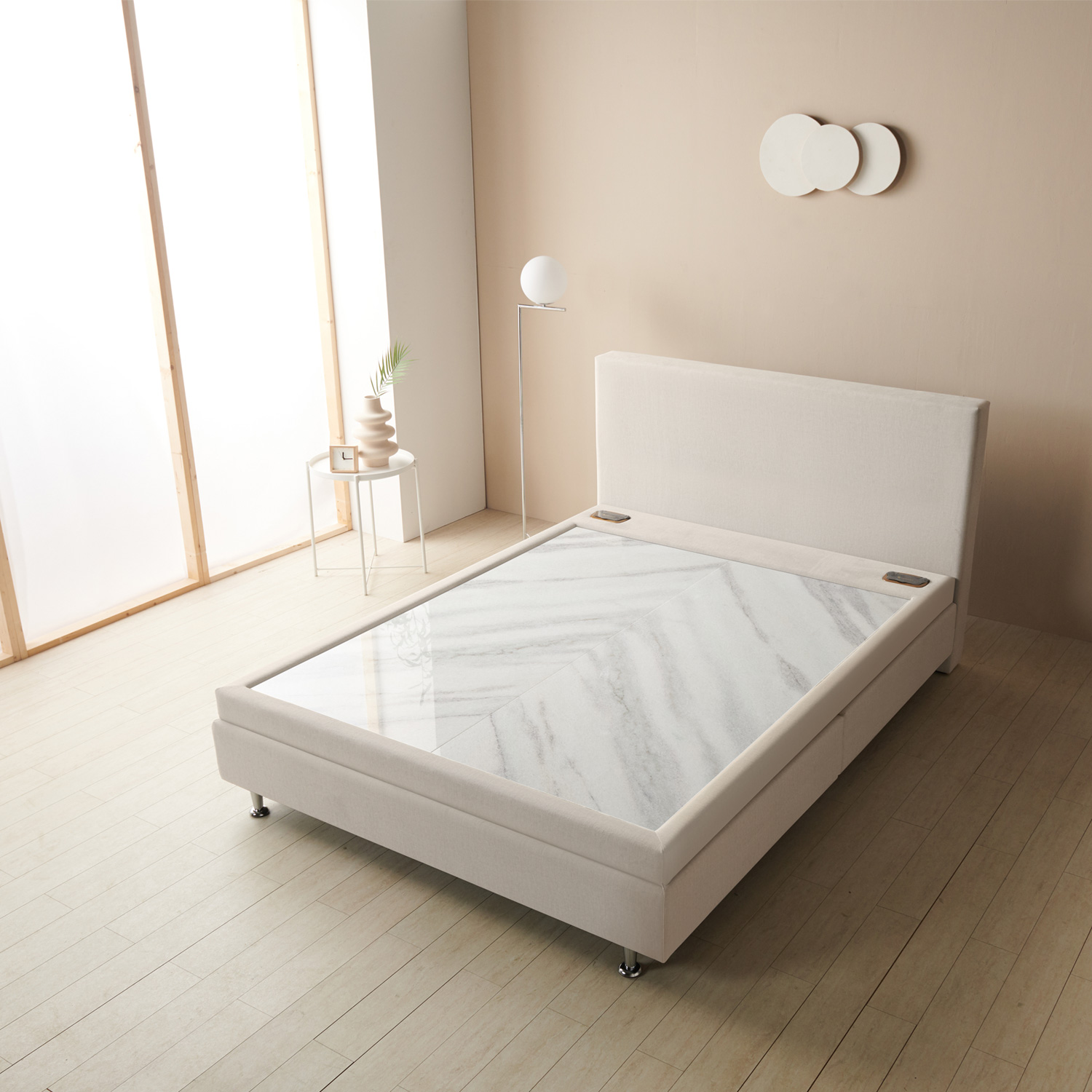 가보건강침대 밀양흙침대 세라믹볼 세라믹스 돌침대 퀸 패브릭 Q모닝SE 이미지 7