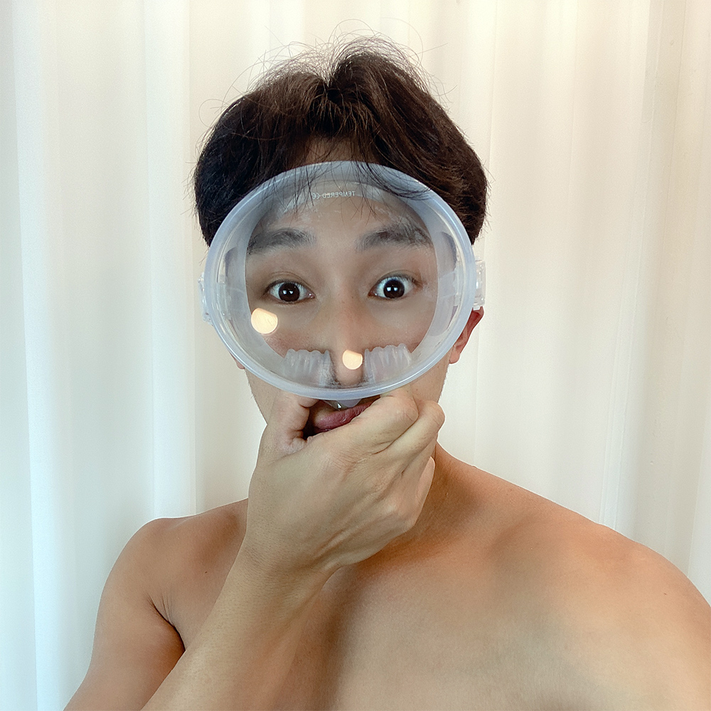숨비소리 프리다이빙 해루질 마스크 넓은 시야각 이퀄라이징 원통 해녀 수경 스노클링 스쿠버다이빙 - 상세 이미지 2