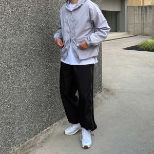 옆라인 남자와이드팬츠 벌룬팬츠 남자통바지 통넓은바지 착용 후기 | 사이즈/핏 총정리 - 상품 이미지 2