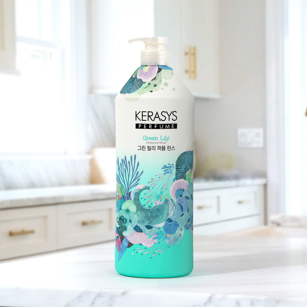 애경 케라시스 퍼퓸 그린릴리 헤어 샴푸 1L+린스 1L set - 상세 이미지 3