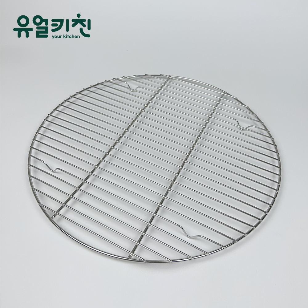스텐 원형 돈까스망 에어프라이어받침 튀김받침 고기망 기름망 1호 - 상품 이미지