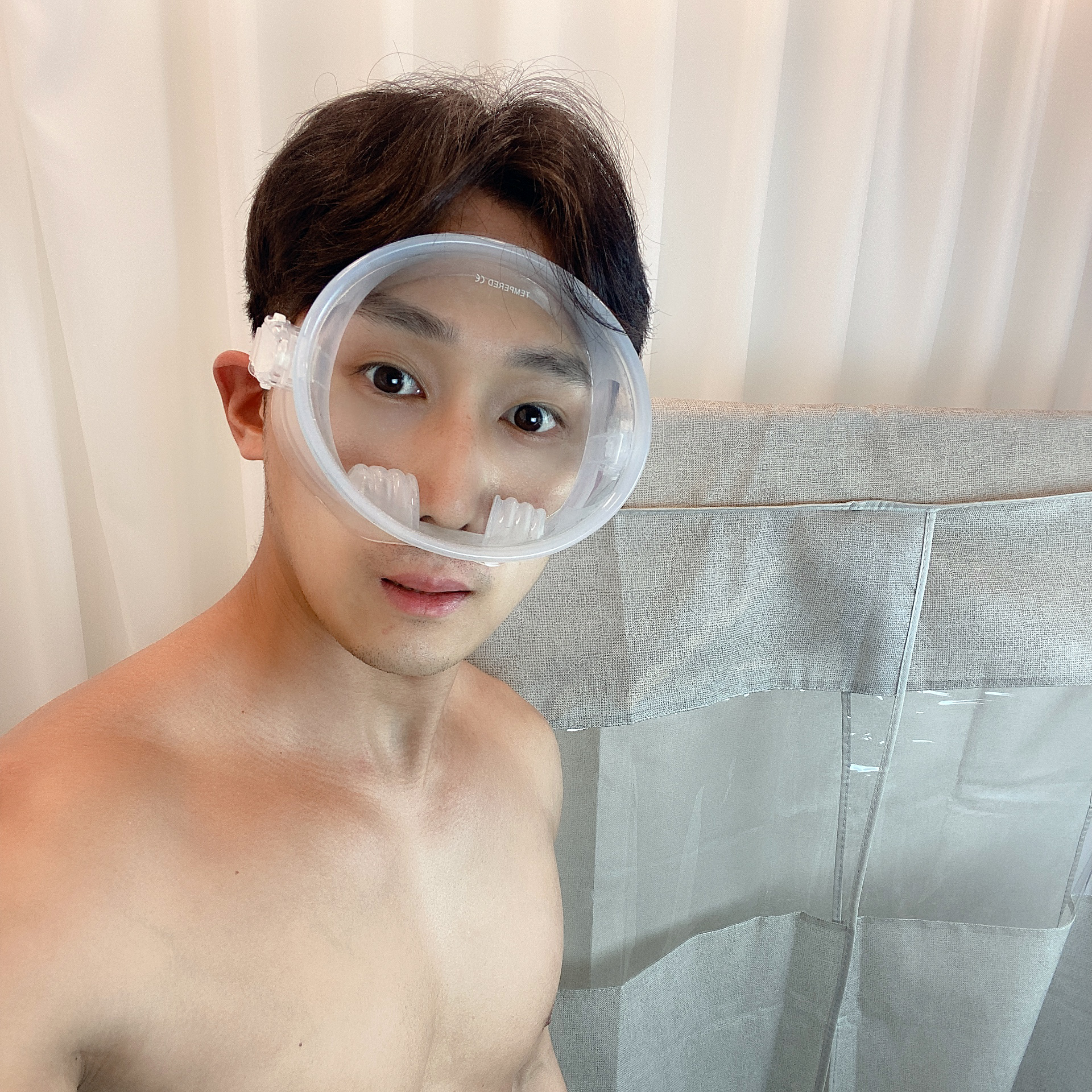 숨비소리 프리다이빙 해루질 마스크 넓은 시야각 이퀄라이징 원통 해녀 수경 스노클링 스쿠버다이빙 - 상세 이미지 4