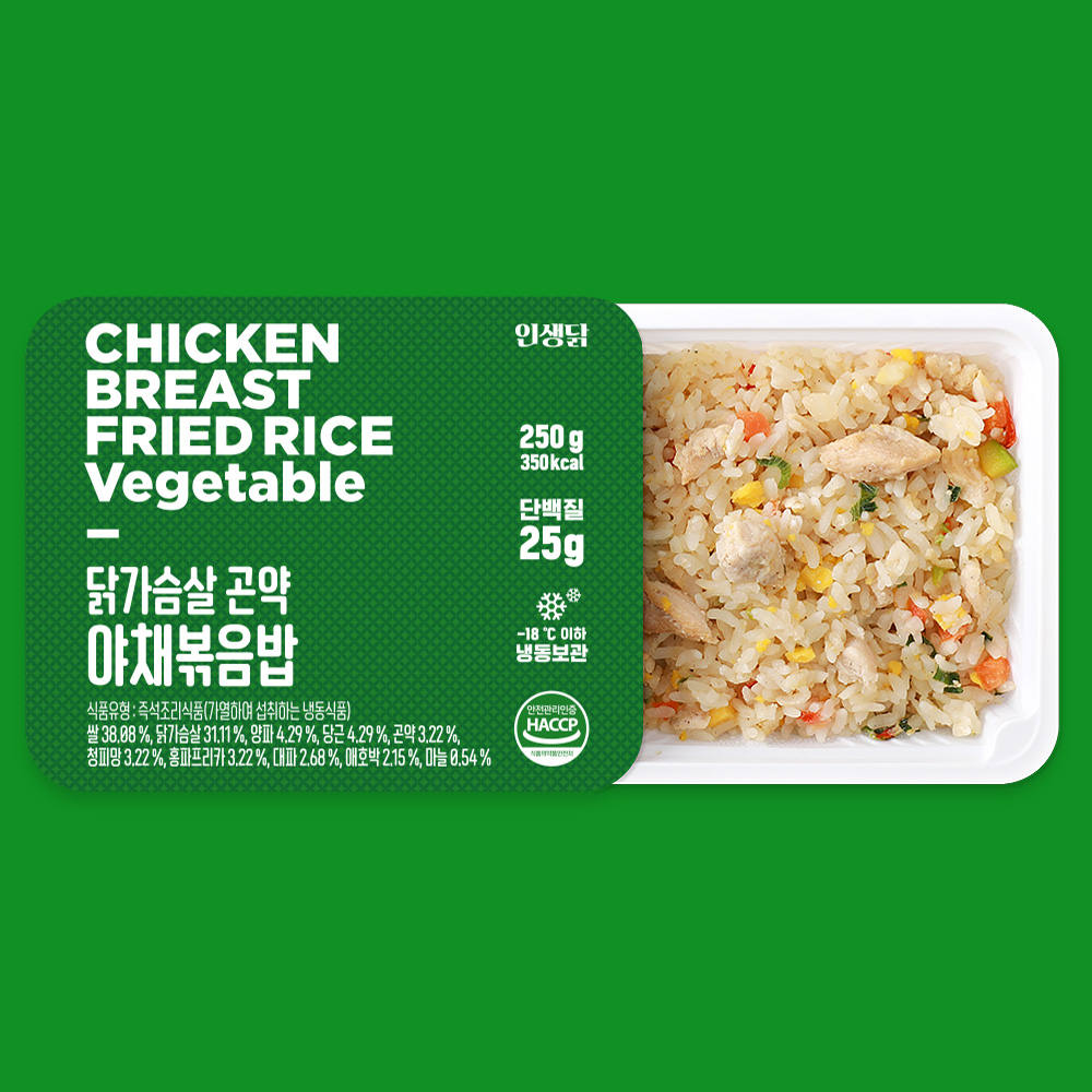 인생닭 닭가슴살 곤약 볶음밥 혼합 250g 5팩 - 상세 이미지 2