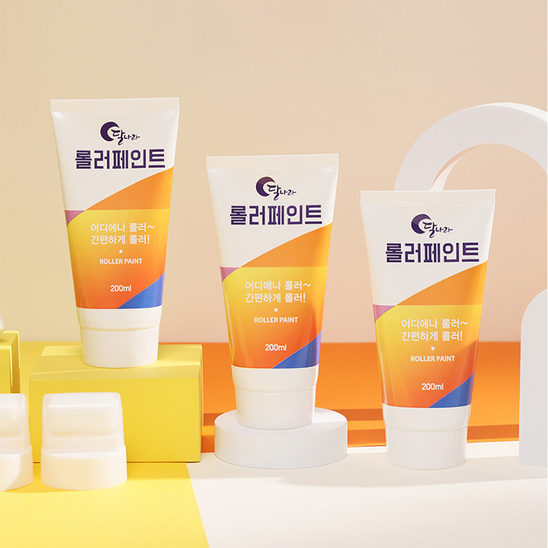 달나라 롤러페인트 도배 롤러 보수용 커버롤러 로러 미니 로라 자동 일체형 롤링 - 상세 이미지 2