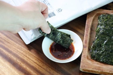 해우촌 곱창김 진도 곱창돌김 무조미 생김 두번구운 전장김 안주 김밥 10 20 30 봉 - 상세 이미지 4