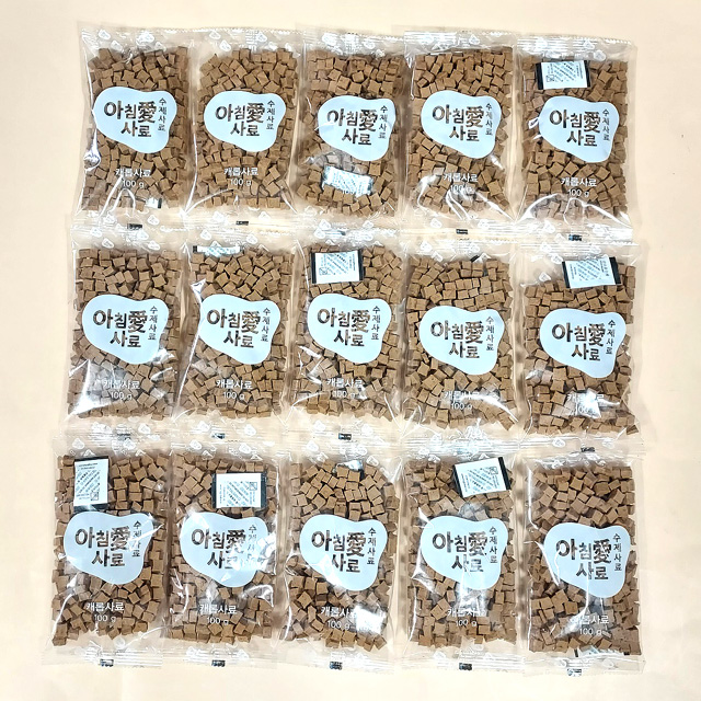 [샘플3봉] 아침애 가수분해 국내산 수제 사료 캐롭, 1.5kg, 1개 - 상세 이미지 2