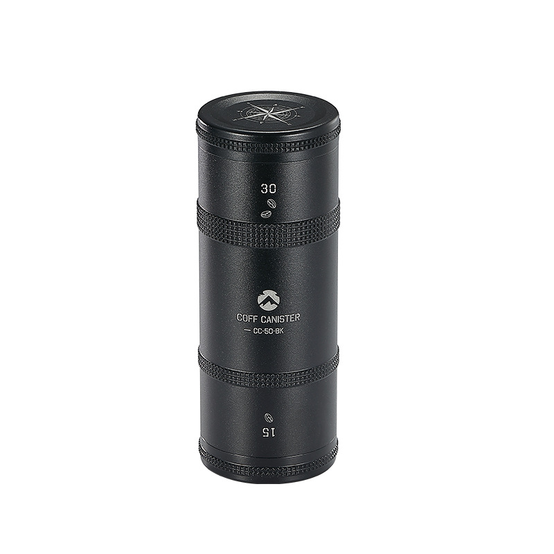 캠핑문 캠핑 원두 보관통 커피 캐니스터 블랙 CC-50-BK / CC-51-BK - 상세 이미지 3