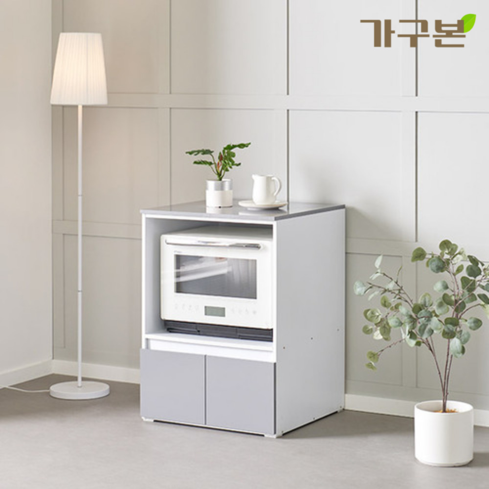 체코 수납형 광파렌지대 600 레인지장 전자렌지밥솥수납장