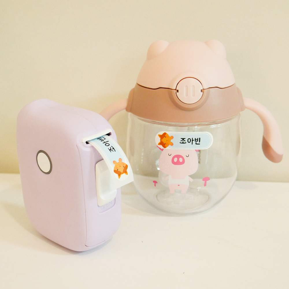 싱크라운 잘쓴 단지 라벨프린터 휴대용 미니 라벨 스티커 프린터 B1 - 상세 이미지 3