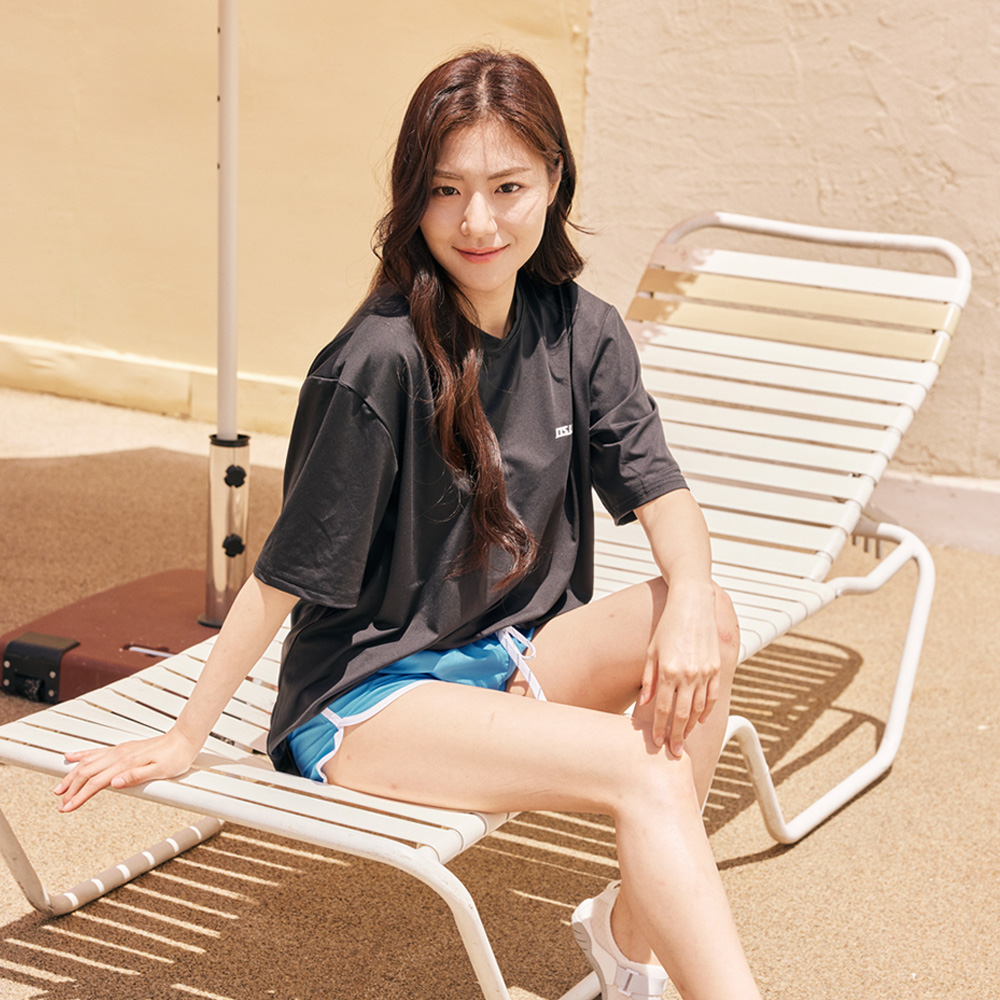 이츠라이프 여성 래쉬가드 반바지 수영복 보드숏 이지팬츠 - 메인 이미지