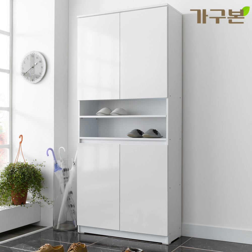 리오 800 키큰 틈새 슬림 아파트 현관 수납장 신발장