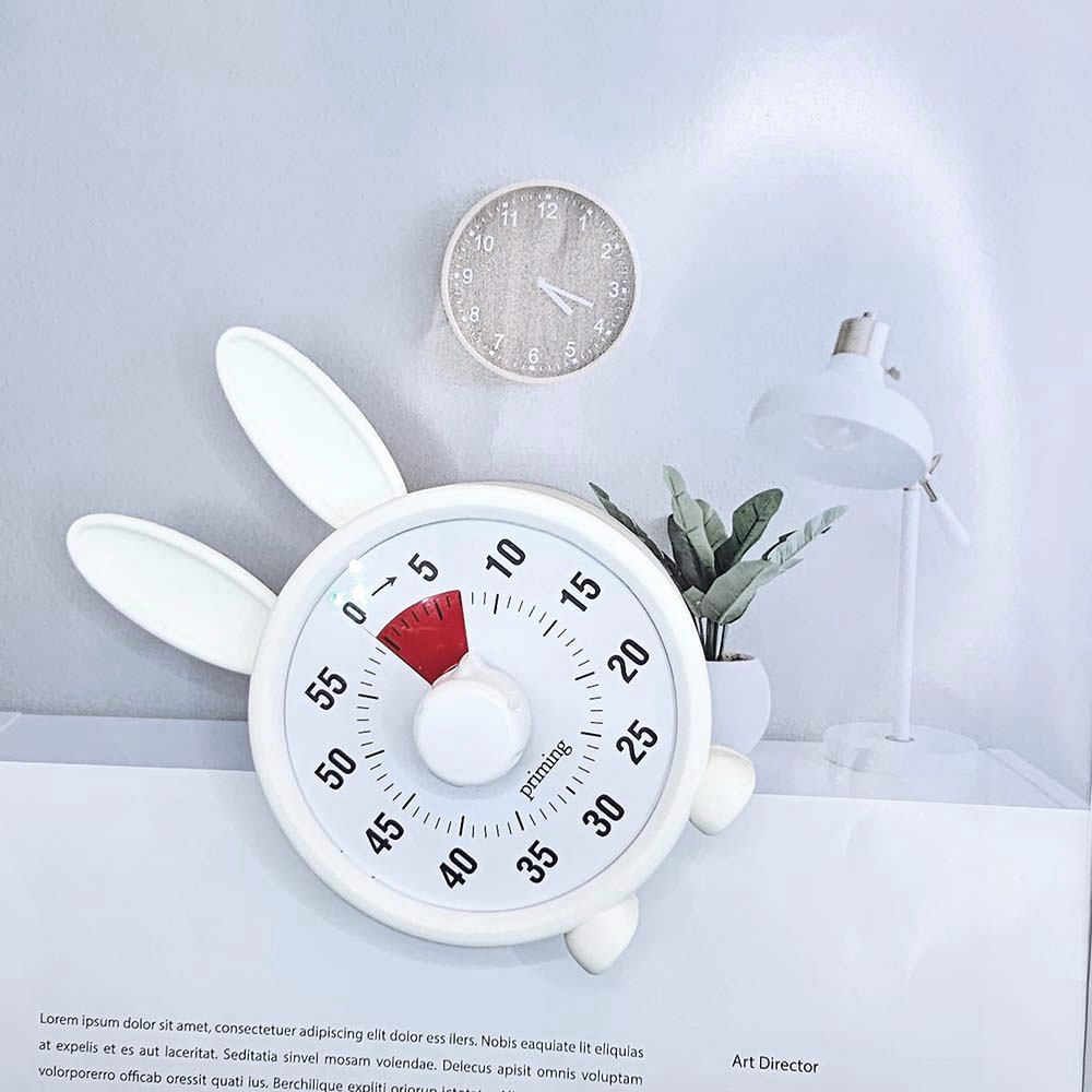 프라이밍 큐큐 타이머 (C타입 충전식 초저소음 라이트/사운드 모드 일시정지기능)