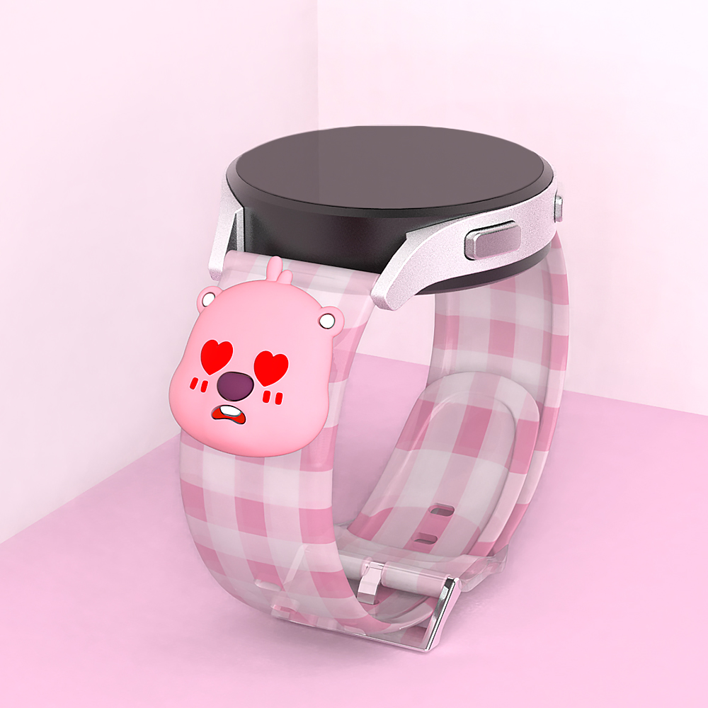 잔망루피 갤럭시워치 7 6 5 4 클래식 호환 스트랩 피규어 시계줄 악세서리 파츠 캐릭터 사랑해