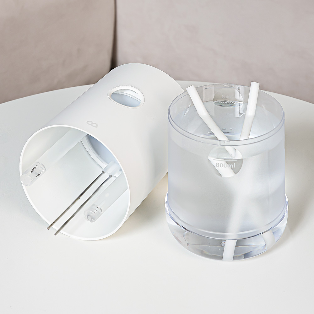 오아 듀얼포그 무선 미니 가습기 탁상용 사무실 차량 휴대용 책상 usb 텀블러 충전식