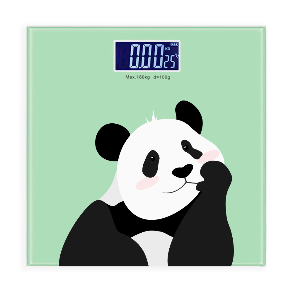 노바리빙 LCD 판다 체중계 다이어트 몸매관리 동물 유아용 귀여운 측정기