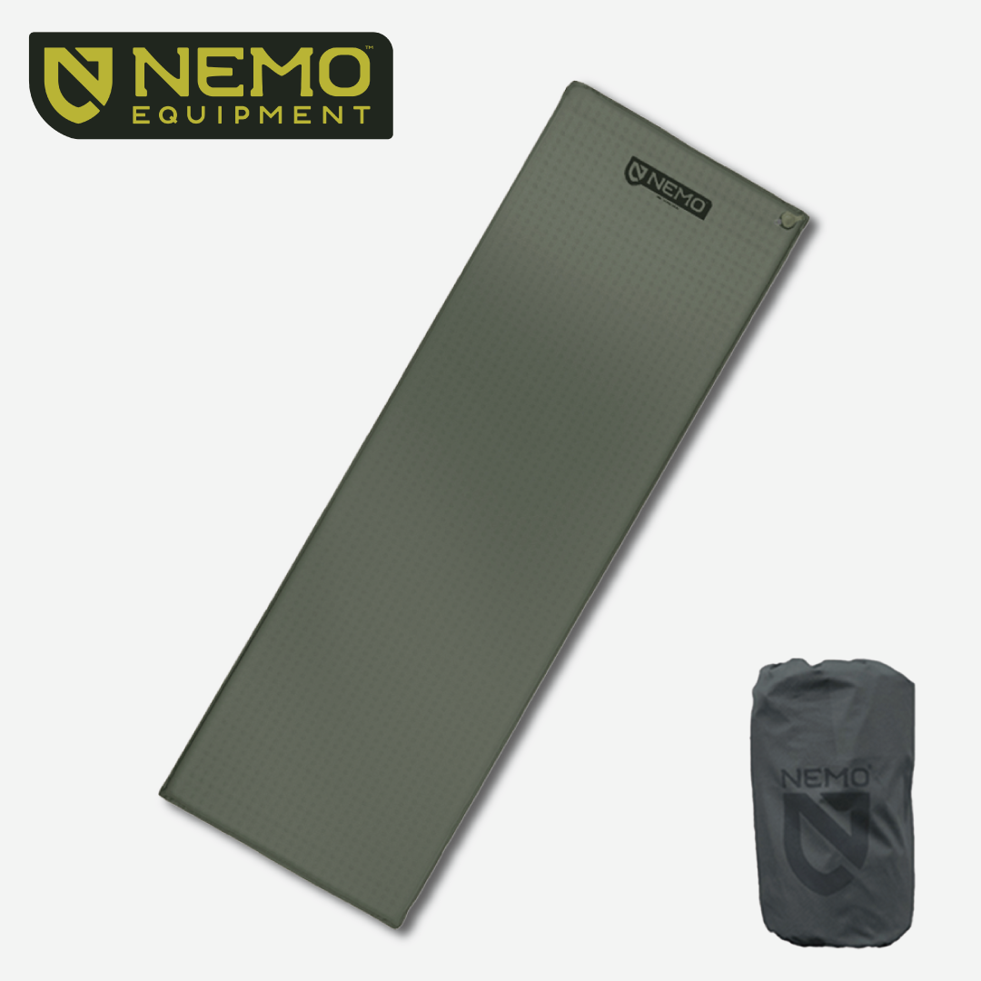 니모 오라 백패킹 에어매트 자충매트 롱 와이드, 3.1cm, 스토커다크