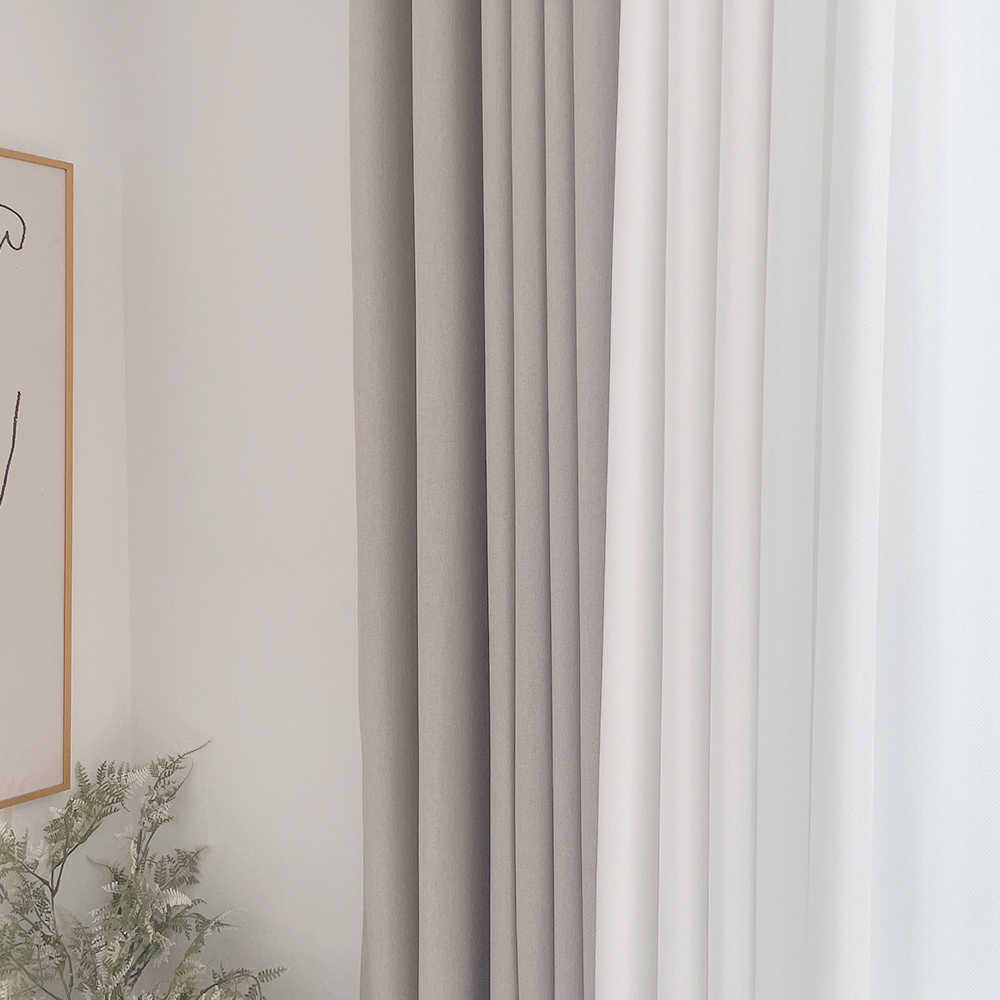 바이아미 매직 암막 방한 방풍 아이방 커튼 S-가로140세로150 베이지