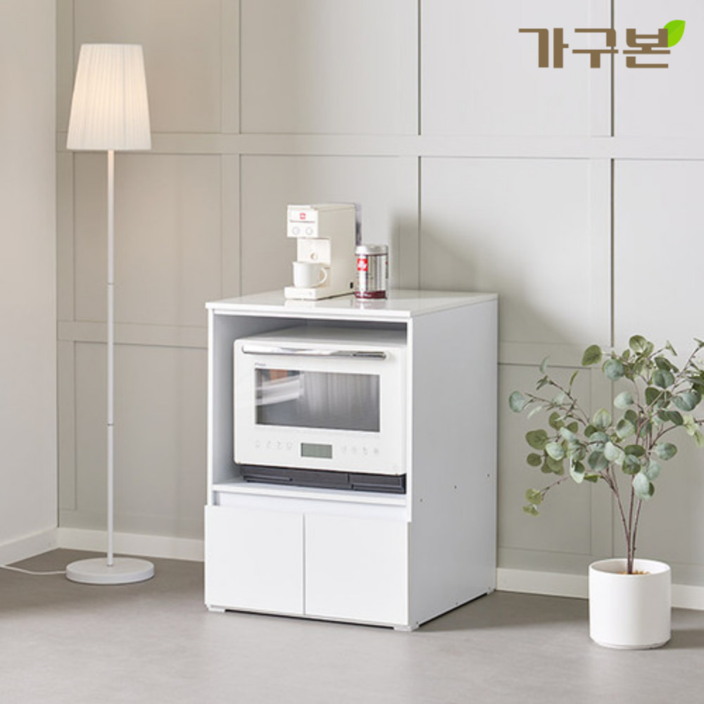 체코 수납형 광파렌지대 600 레인지장 전자렌지밥솥수납장