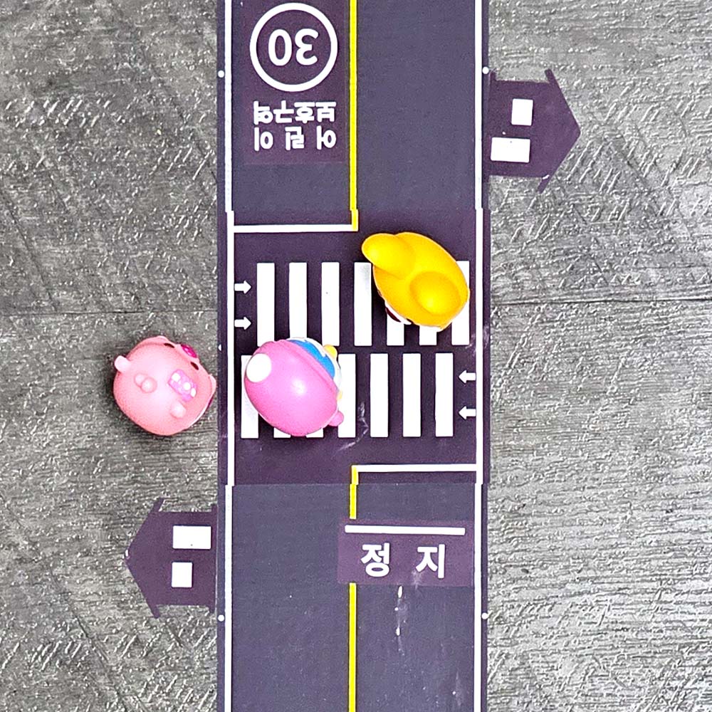 프라이밍 DIY 와이드 테이프형 도로놀이 / 자동차 교통 안전 교육 미니카 장난감 - 상세 이미지 4