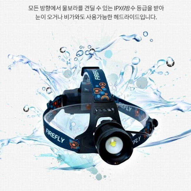 낚시용 헤드랜턴 머리 전등 작업용 밴드형 등산용 헤드라이트 - 상세 이미지 4