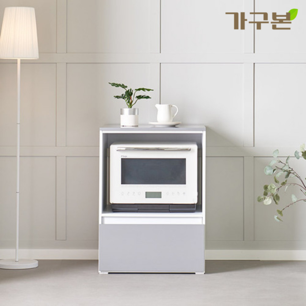 체코 서랍형 광파렌지대 600 레인지장 전자렌지밥솥수납장 - 상품 이미지