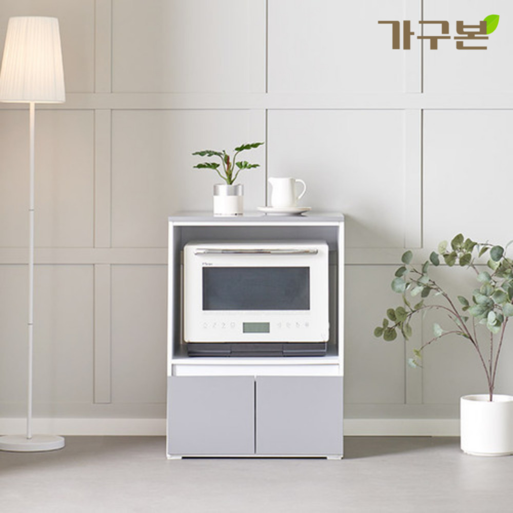 체코 수납형 광파렌지대 600 레인지장 전자렌지밥솥수납장