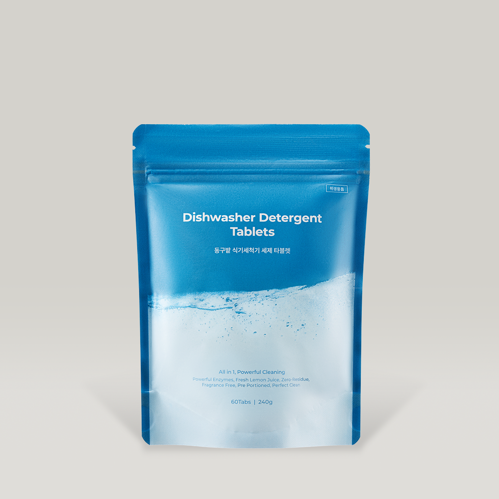 동구밭 올인원 식기세척기 세제 타블렛 60정 (240g)